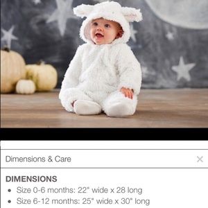 PB Kids Lamb Costume